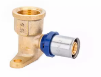 Уголок установочный 20х1/2" м-пл пресс USYSTEMS  '10С